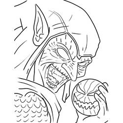 Disegno da colorare: Goblin Verde (Supereroi e Supercattivi) #214062 - Pagine da Colorare Stampabili Gratuite