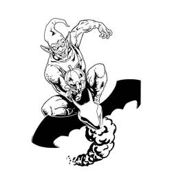 Disegno da colorare: Goblin Verde (Supereroi e Supercattivi) #214065 - Pagine da Colorare Stampabili Gratuite