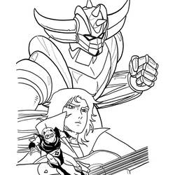 Disegno da colorare: Grendizer (Supereroi e Supercattivi) #183450 - Pagine da Colorare Stampabili Gratuite
