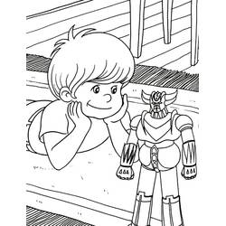 Disegno da colorare: Grendizer (Supereroi e Supercattivi) #183456 - Pagine da Colorare Stampabili Gratuite