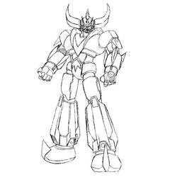Disegno da colorare: Grendizer (Supereroi e Supercattivi) #183462 - Pagine da Colorare Stampabili Gratuite