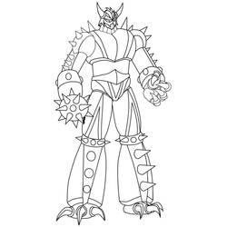 Disegno da colorare: Grendizer (Supereroi e Supercattivi) #183464 - Pagine da Colorare Stampabili Gratuite