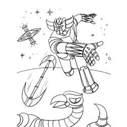 Disegno da colorare: Grendizer (Supereroi e Supercattivi) #77226 - Pagine da Colorare Stampabili Gratuite