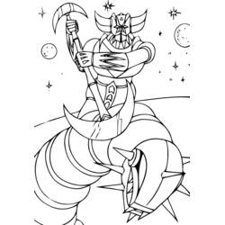 Disegno da colorare: Grendizer (Supereroi e Supercattivi) #77232 - Pagine da Colorare Stampabili Gratuite