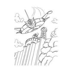 Disegno da colorare: Grendizer (Supereroi e Supercattivi) #77233 - Pagine da Colorare Stampabili Gratuite