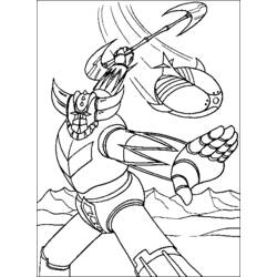 Disegno da colorare: Grendizer (Supereroi e Supercattivi) #77234 - Pagine da Colorare Stampabili Gratuite