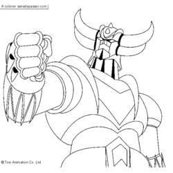 Disegni da colorare: Grendizer - Pagine da Colorare Stampabili Gratuite