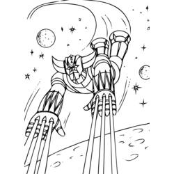 Disegno da colorare: Grendizer (Supereroi e Supercattivi) #77240 - Pagine da Colorare Stampabili Gratuite