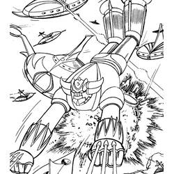 Disegno da colorare: Grendizer (Supereroi e Supercattivi) #77251 - Pagine da Colorare Stampabili Gratuite