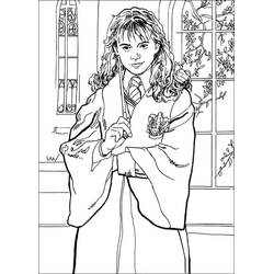 Disegni da colorare: Hermione Granger - Pagine da Colorare Stampabili Gratuite