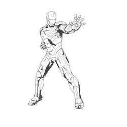 Disegno da colorare: Iron Man (Supereroi e Supercattivi) #80522 - Pagine da Colorare Stampabili Gratuite