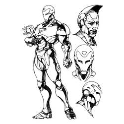 Disegno da colorare: Iron Man (Supereroi e Supercattivi) #80525 - Pagine da Colorare Stampabili Gratuite