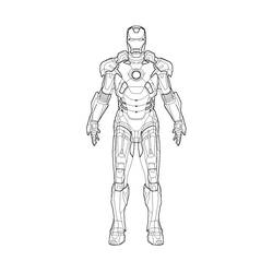 Disegno da colorare: Iron Man (Supereroi e Supercattivi) #80529 - Pagine da Colorare Stampabili Gratuite