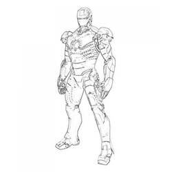 Disegno da colorare: Iron Man (Supereroi e Supercattivi) #80530 - Pagine da Colorare Stampabili Gratuite