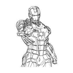 Disegno da colorare: Iron Man (Supereroi e Supercattivi) #80534 - Pagine da Colorare Stampabili Gratuite