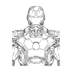 Disegno da colorare: Iron Man (Supereroi e Supercattivi) #80536 - Pagine da Colorare Stampabili Gratuite