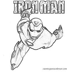 Disegno da colorare: Iron Man (Supereroi e Supercattivi) #80543 - Pagine da Colorare Stampabili Gratuite