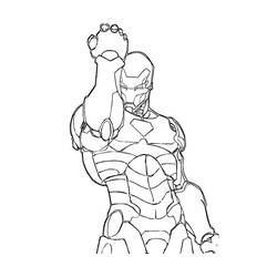Disegno da colorare: Iron Man (Supereroi e Supercattivi) #80545 - Pagine da Colorare Stampabili Gratuite