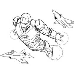Disegno da colorare: Iron Man (Supereroi e Supercattivi) #80546 - Pagine da Colorare Stampabili Gratuite