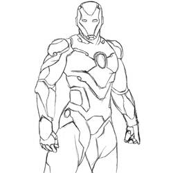 Disegno da colorare: Iron Man (Supereroi e Supercattivi) #80548 - Pagine da Colorare Stampabili Gratuite