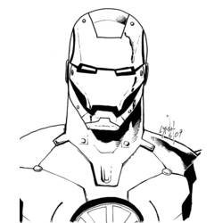 Disegno da colorare: Iron Man (Supereroi e Supercattivi) #80551 - Pagine da Colorare Stampabili Gratuite