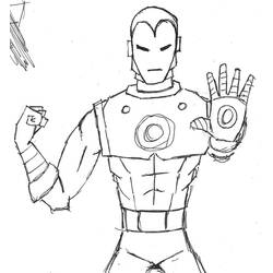 Disegno da colorare: Iron Man (Supereroi e Supercattivi) #80589 - Pagine da Colorare Stampabili Gratuite