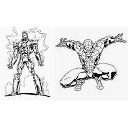Disegno da colorare: Iron Man (Supereroi e Supercattivi) #80598 - Pagine da Colorare Stampabili Gratuite