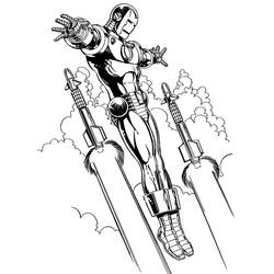 Disegno da colorare: Iron Man (Supereroi e Supercattivi) #80599 - Pagine da Colorare Stampabili Gratuite