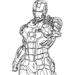 Disegno da colorare: Iron Man (Supereroi e Supercattivi) #80605 - Pagine da Colorare Stampabili Gratuite