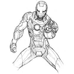 Disegno da colorare: Iron Man (Supereroi e Supercattivi) #80627 - Pagine da Colorare Stampabili Gratuite