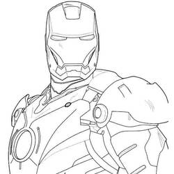 Disegno da colorare: Iron Man (Supereroi e Supercattivi) #80649 - Pagine da Colorare Stampabili Gratuite