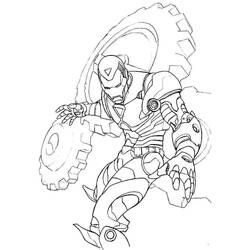 Disegno da colorare: Iron Man (Supereroi e Supercattivi) #80652 - Pagine da Colorare Stampabili Gratuite