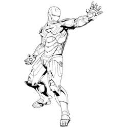 Disegno da colorare: Iron Man (Supereroi e Supercattivi) #80663 - Pagine da Colorare Stampabili Gratuite