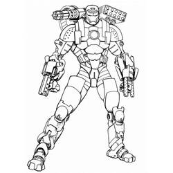 Disegno da colorare: Iron Man (Supereroi e Supercattivi) #80666 - Pagine da Colorare Stampabili Gratuite