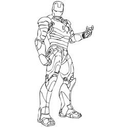 Disegno da colorare: Iron Man (Supereroi e Supercattivi) #80667 - Pagine da Colorare Stampabili Gratuite