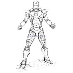 Disegno da colorare: Iron Man (Supereroi e Supercattivi) #80701 - Pagine da Colorare Stampabili Gratuite
