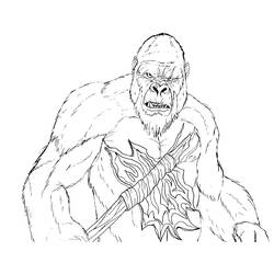 Disegno da colorare: King Kong (Supereroi e Supercattivi) #203378 - Pagine da Colorare Stampabili Gratuite