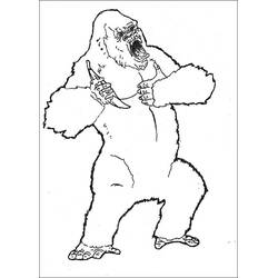 Disegno da colorare: King Kong (Supereroi e Supercattivi) #203379 - Pagine da Colorare Stampabili Gratuite