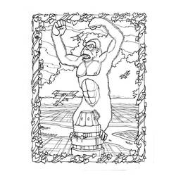 Disegno da colorare: King Kong (Supereroi e Supercattivi) #203386 - Pagine da Colorare Stampabili Gratuite