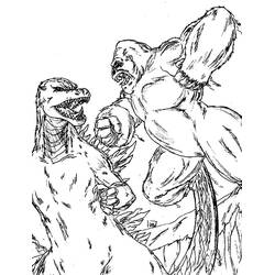 Disegno da colorare: King Kong (Supereroi e Supercattivi) #79277 - Pagine da Colorare Stampabili Gratuite