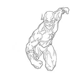 Disegno da colorare: Lampo (Supereroi e Supercattivi) #83351 - Pagine da Colorare Stampabili Gratuite