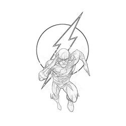 Disegno da colorare: Lampo (Supereroi e Supercattivi) #83353 - Pagine da Colorare Stampabili Gratuite