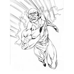 Disegno da colorare: Lampo (Supereroi e Supercattivi) #83364 - Pagine da Colorare Stampabili Gratuite