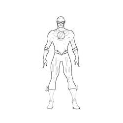 Disegno da colorare: Lampo (Supereroi e Supercattivi) #83371 - Pagine da Colorare Stampabili Gratuite