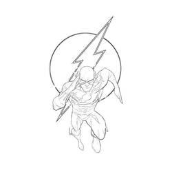 Disegno da colorare: Lampo (Supereroi e Supercattivi) #83372 - Pagine da Colorare Stampabili Gratuite
