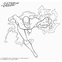Disegno da colorare: Lampo (Supereroi e Supercattivi) #83375 - Pagine da Colorare Stampabili Gratuite