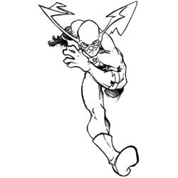 Disegno da colorare: Lampo (Supereroi e Supercattivi) #83404 - Pagine da Colorare Stampabili Gratuite