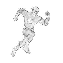 Disegno da colorare: Lampo (Supereroi e Supercattivi) #83408 - Pagine da Colorare Stampabili Gratuite