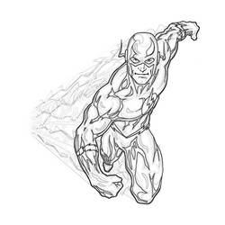 Disegno da colorare: Lampo (Supereroi e Supercattivi) #83414 - Pagine da Colorare Stampabili Gratuite