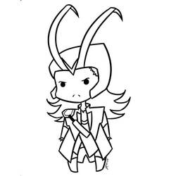 Disegno da colorare: Loki (Supereroi e Supercattivi) #172525 - Pagine da Colorare Stampabili Gratuite